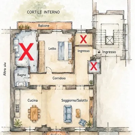 Designer Loft - Urban Jungle - Historic Building Apartment
